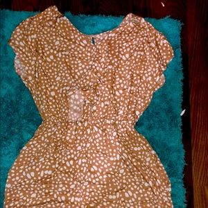 Romper cheetah print